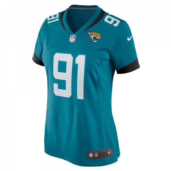 Women's Jacksonville Jaguars Dawuane Smoot Nike Teal Nike Game Jersey