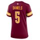 Women's Washington Commanders Jayden Daniels Nike Burgundy 2024 NFL Draft First Round Pick Player Game Jersey