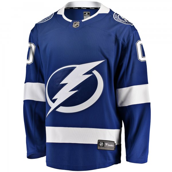 Men's Tampa Bay Lightning Fanatics Blue Home Breakaway Custom Jersey