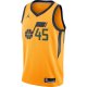 Men's Utah Jazz Donovan Mitchell Jordan Brand Gold 2020/21 Swingman Jersey - Statement Edition