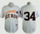 Houston Astros #34 Nolan Ryan White 1965 Turn Back The Clock Stitched MLB Jersey