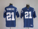 Men's Indianapolis Colts #21 Bob Sanders Blue Stitched NFL Jersey