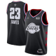 Men's Jordan Brand Los Angeles Lakers #23 LeBron James Black 2019 All-Star Game Swingman NBA Jersey