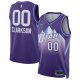 Jordan Clarkson #00 Utah Jazz Nike Unisex 2024/25 Swingman City EditionPurple Player Jersey