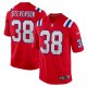 Men's New England Patriots Rhamondre Stevenson Nike Red Alternate Game Player Jersey