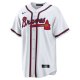 Men's Atlanta Braves Max Fried Nike White Home Replica Player Jersey