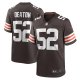 Men's Cleveland Browns Dawson Deaton Nike Brown Game Player Jersey