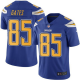 Men's Nike Los Angeles Chargers #85 Antonio Gates Electric Blue Stitched NFL Limited New Color Rush Jersey