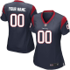 Nike Houston Texans Customized Navy Blue Stitched Elite Women's NFL Jersey