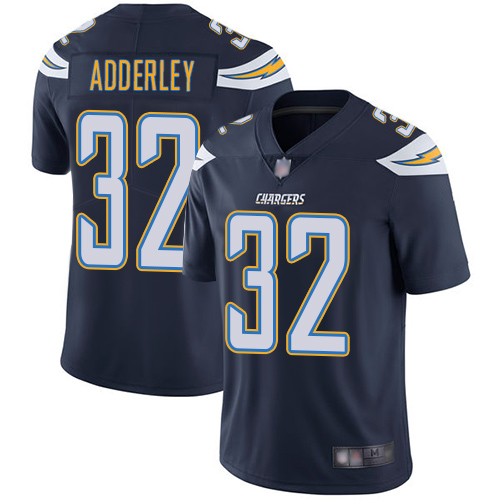 Los Angeles Chargers #32 Nasir Adderley Navy Blue Team Color Men's Stitched NFL Vapor Untouchable Limited Jersey