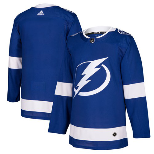 Adidas Tampa Bay Lightning Blank Blue Home Stitched NHL Jersey