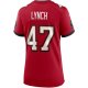 Women's Tampa Bay Buccaneers John Lynch Nike Red Game Retired Player Jersey