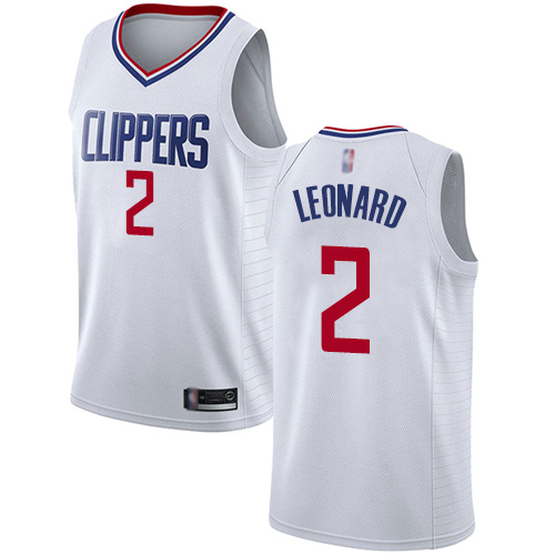 Los Angeles Clippers #2 Kawhi Leonard White NBA Swingman Association Edition Jersey