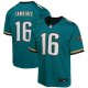 Youth Jacksonville Jaguars #16 Trevor Lawrence Nike Teal Prowler Throwback Limited Jersey