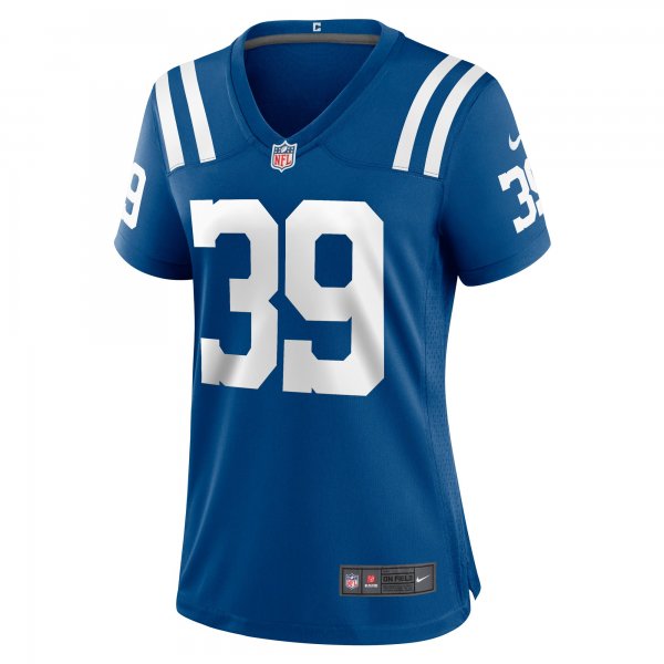 Women's Indianapolis Colts Darrell Baker Jr Nike  Royal Team Game Jersey