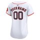 Women's Houston Astros Nike White Home Limited Custom Jersey