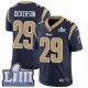 Nike Los Angeles Rams #29 Eric Dickerson Navy Blue Team Color Super Bowl LIII Bound Men's Stitched NFL Vapor Untouchable Limited Jersey