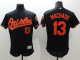 Baltimore Orioles #13 Manny Machado Black Flexbase Collection Stitched MLB Jersey