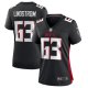 Women's Atlanta Falcons Chris Lindstrom Nike  Black Team Game Jersey