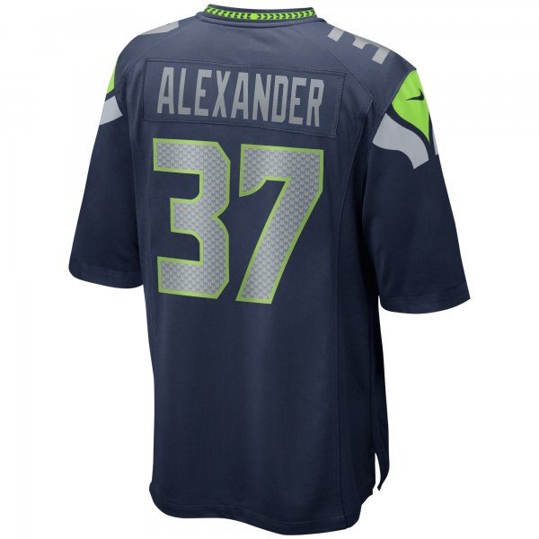 Men's Seattle Seahawks Shaun Alexander Nike College Navy Game Retired Player Jersey