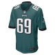 Men's Philadelphia Eagles Landon Dickerson Nike Midnight Green Game Player Jersey