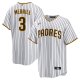 Men's San Diego Padres Jackson Merrill Nike White Home Replica Jersey