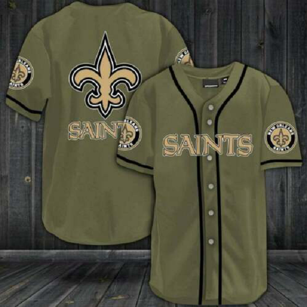 New Orleans Saints NFL Stitched Fashion Baseball Legend Jersey