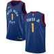 Men's Nike Denver Nuggets #1 Michael Porter Jr. Blue Swingman Statet Edition NBA Jersey