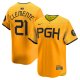 Men's Pittsburgh Pirates Roberto Clemente Nike Gold City Connect Limited Player Jersey