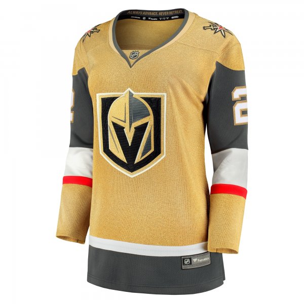 Women's Vegas Golden Knights Zach Whitecloud Fanatics Gold Alternate Breakaway Player Jersey