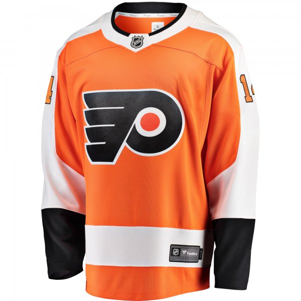 Men's Philadelphia Flyers Sean Couturier Fanatics Orange Breakaway Jersey