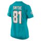 Women's Miami Dolphins Durham Smythe Nike Aqua Game Jersey