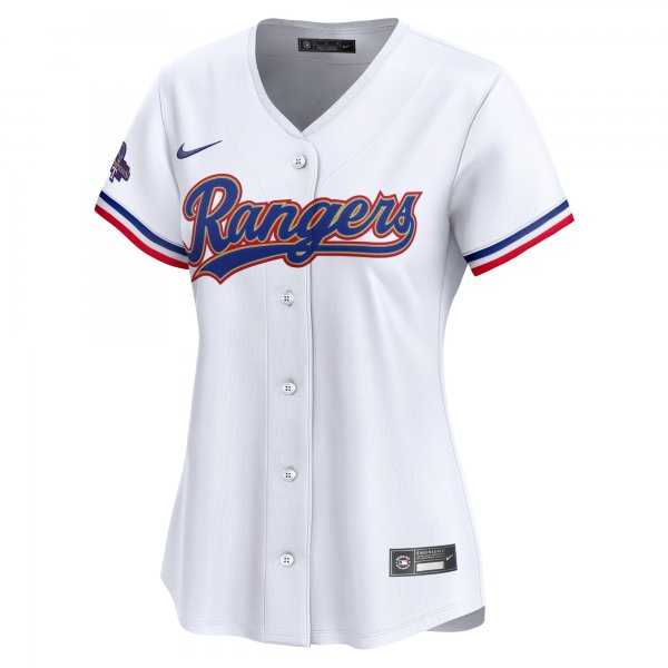 Women's Texas Rangers Marcus Semien Nike White 2024 Gold Collection Limited Player Jersey