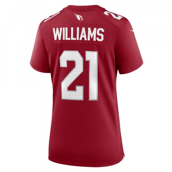 Women's Arizona Cardinals Garrett Williams Nike  Cardinal  Game Jersey