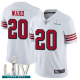 San Francisco 49ers #20 Jimmie Ward White Rush Super Bowl LIV Bound Men's Stitched NFL Vapor Untouchable Limited Jersey