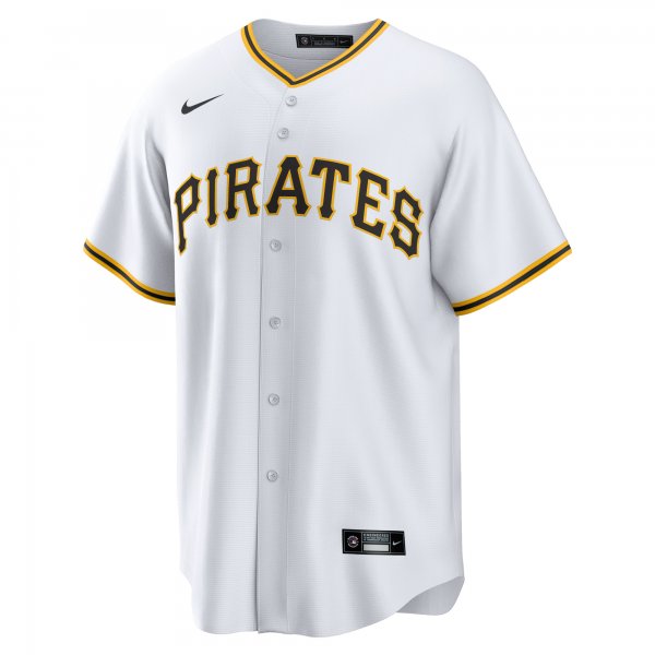 Men's Pittsburgh Pirates Connor Joe Nike White Home Replica Jersey