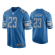 Men's #23 Jeff Okudah Detroit Lions Blue 2020 NFL Draft Game Jersey