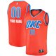 Youth Oklahoma City Thunder  Fanatics Orange  Fast Break Replica Custom Jersey - Statement Edition