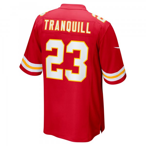 Men's Kansas City Chiefs Drue Tranquill Nike Red Game Player Jersey