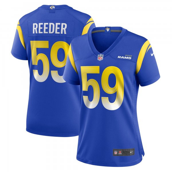 Women's Los Angeles Rams Troy Reeder Nike  Royal Team Game Jersey