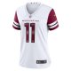 Women's Washington Commanders Carson Wentz Nike White Game Jersey