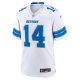 Men's Detroit Lions Amon-Ra St. Brown Nike White Game Jersey