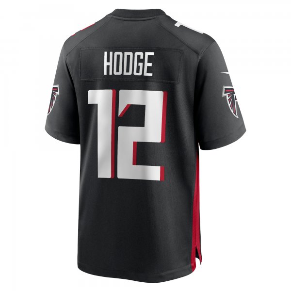 Men's Atlanta Falcons KhaDarel Hodge Nike Black Game Jersey