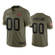 Tampa Bay Buccaneers Custom Olive 2022 Salute To Service Limited Jersey #00