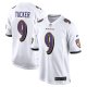 Men's Baltimore Ravens Justin Tucker Nike White Game Jersey