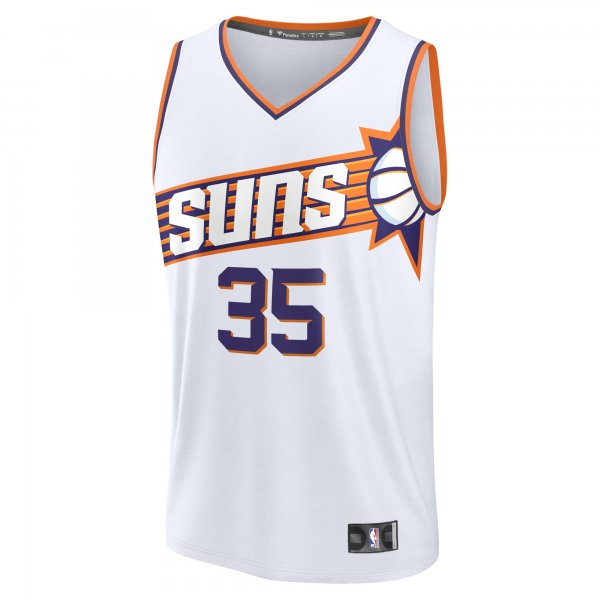 Youth Phoenix Suns Kevin Durant Fanatics White Fast Break Replica Player Jersey - Association Edition