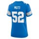 Women's Detroit Lions Netane Muti Nike  Blue Game Jersey