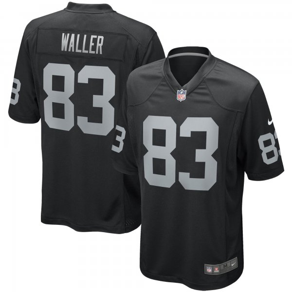 Men's Las Vegas Raiders Darren Waller Nike Black Game Player Jersey