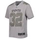 Youth New Orleans Saints Tyrann Mathieu Nike Gray Atmosphere Game Jersey