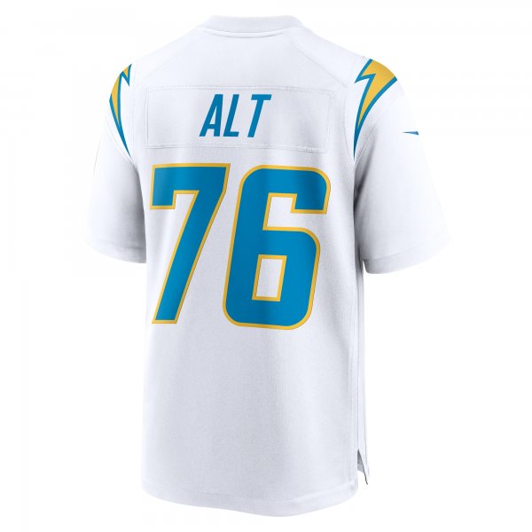 Men's Los Angeles Chargers Joe Alt Nike White 2024 NFL Draft First Round Pick Player Game Jersey